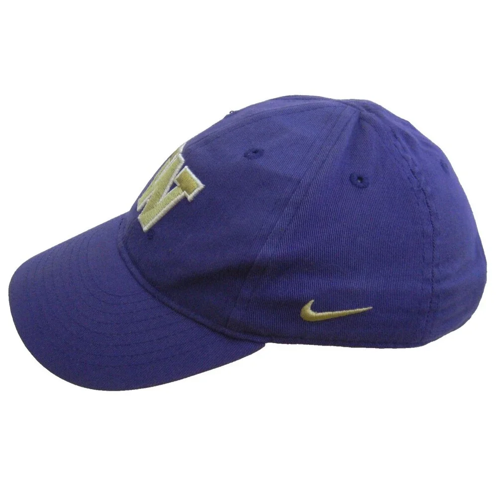Nike Washington Huskies Baseball Cap Logo Hat Toddler Size Purple Adjustable